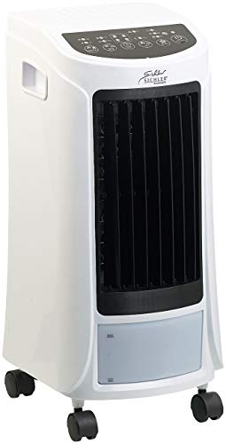 Sichler Haushaltsgeräte Kühl und Heizgerät: 4in1-Luftkühler, befeuchter, Ionisator, Heizgerät, 4l, 1800W, 240ml/h (Heiz und Kühlgerät)